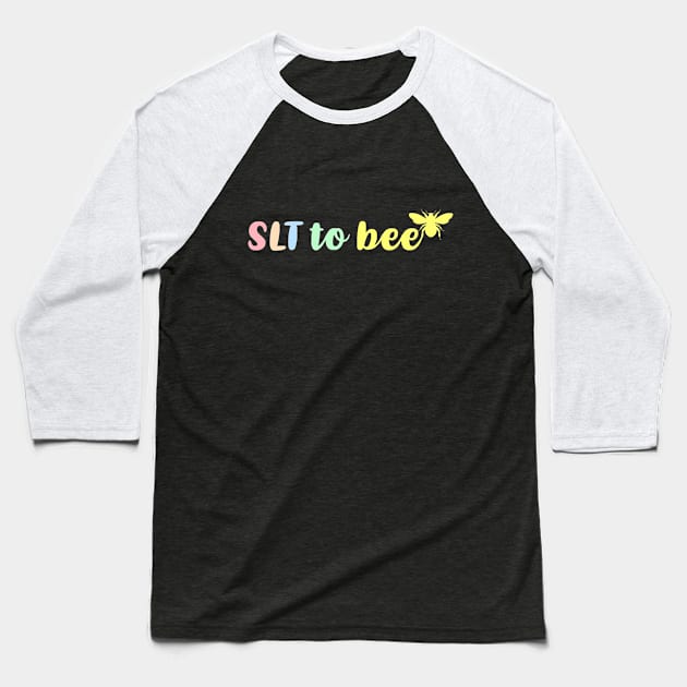 SLT to Bee Baseball T-Shirt by Bododobird